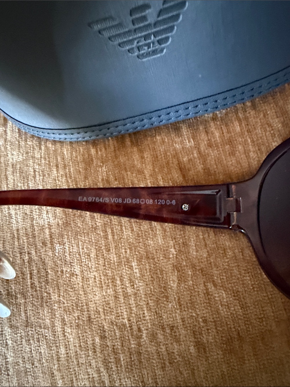 Emporio Armani Brown Gradient Aviator Sunglasses - Picture 6 of 10
